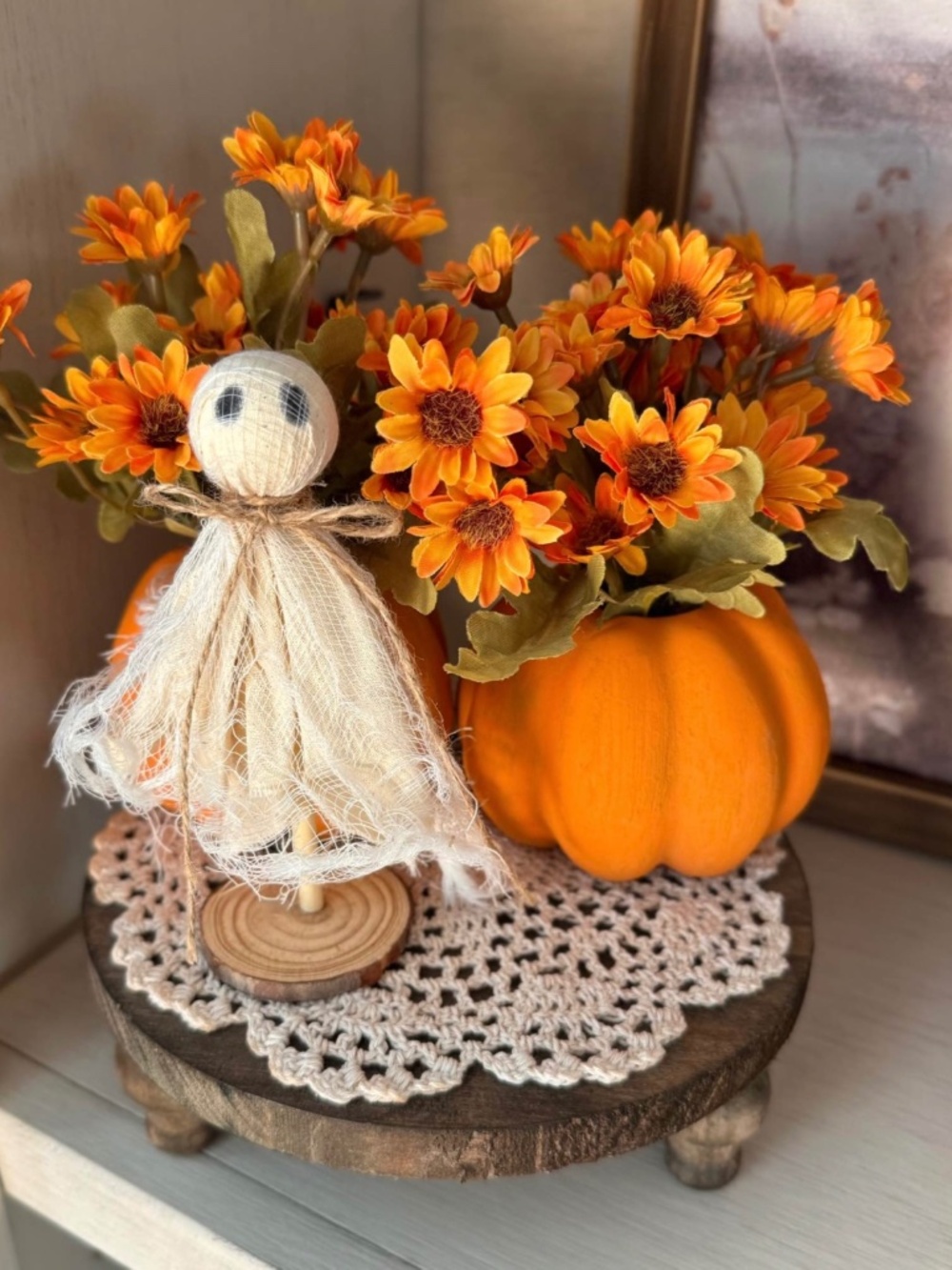 Rustic Farmhouse Fall Display